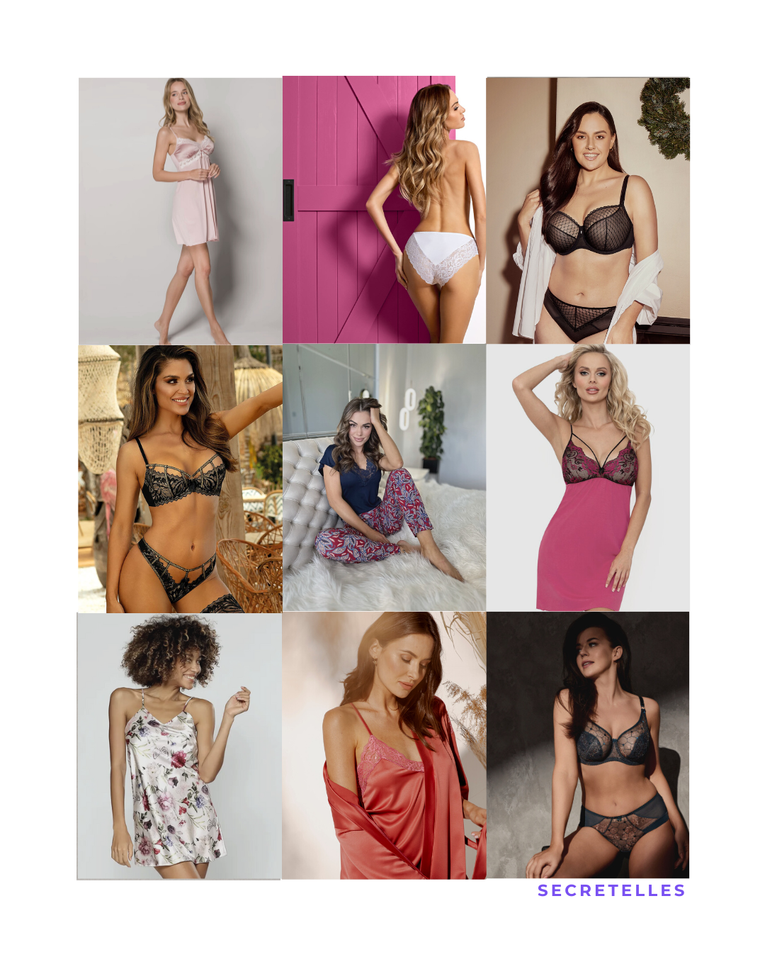 SECRETELLES LINGERIE: Nouvelle Collection Européenne, un mélange captivant d'élégance et de confort. Explorez nos dernières créations pour une expérience de lingerie inégalée.