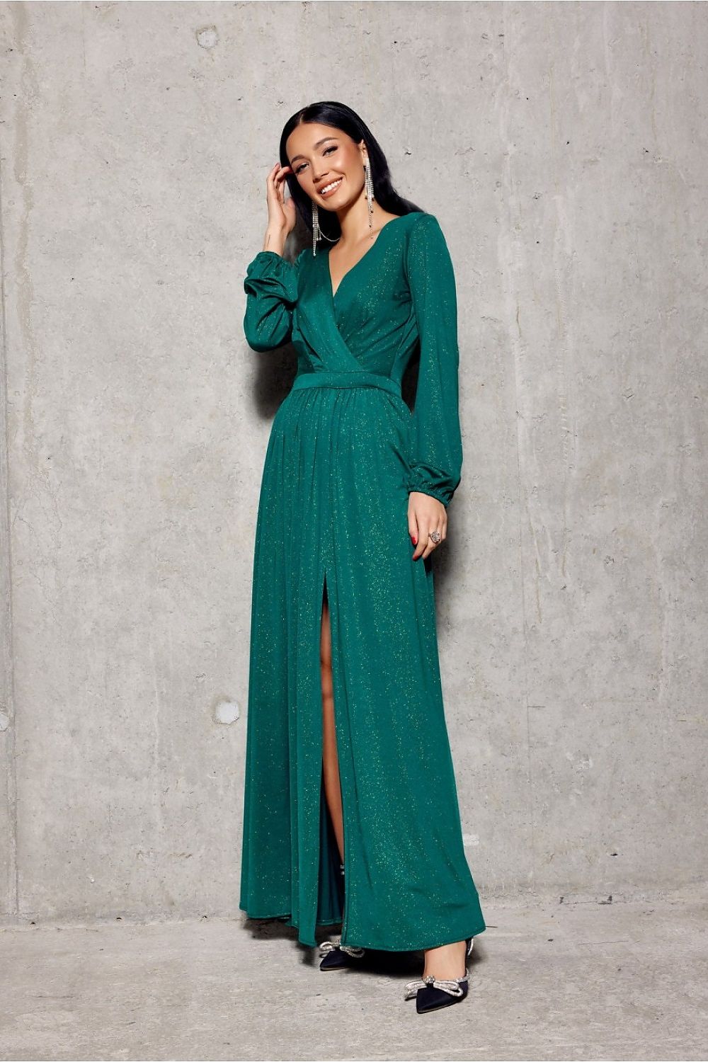 Robe longue Roco Fashion - vert / 34