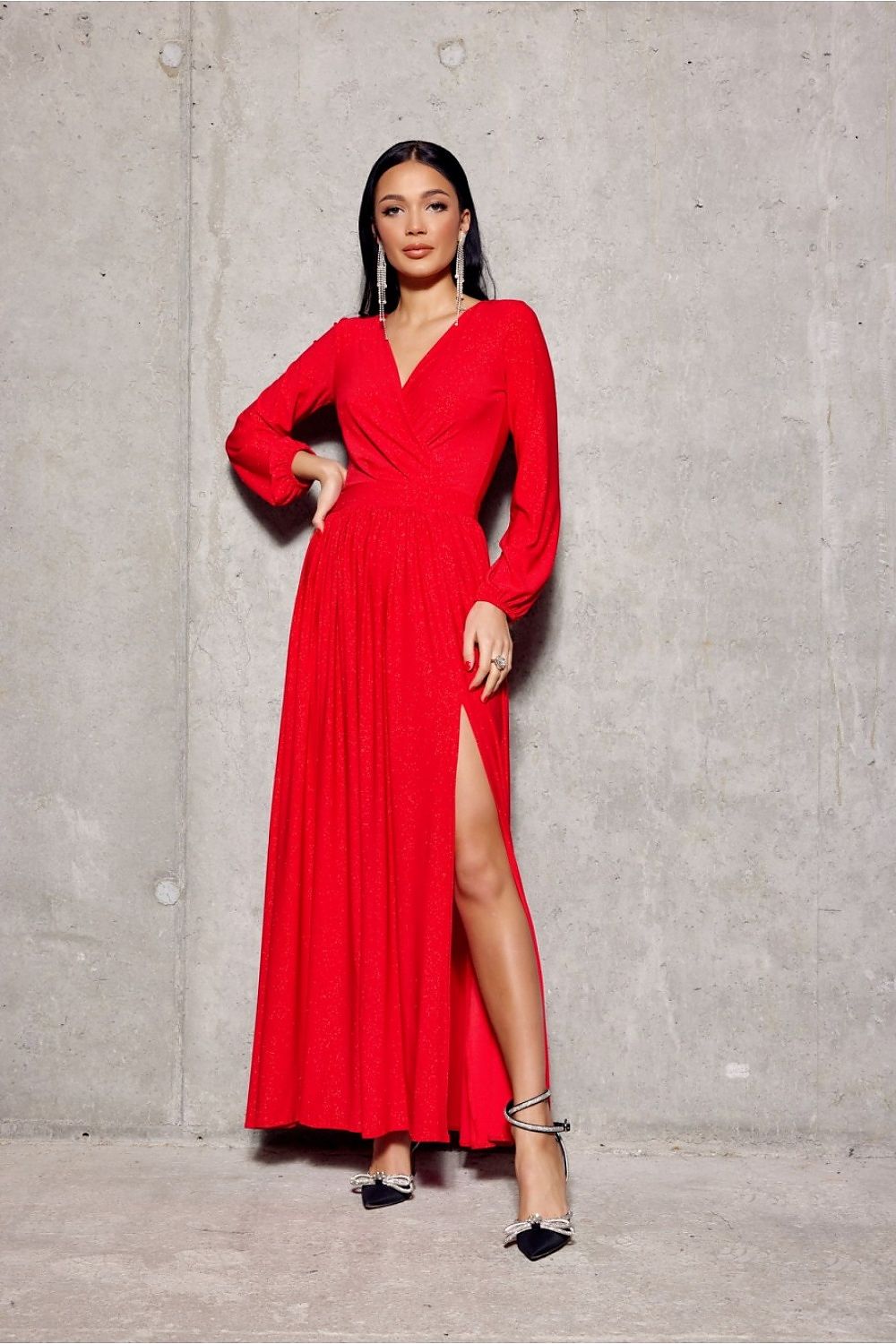 Robe longue Roco Fashion - rouge 2 / 34