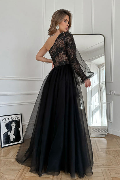 Robe longue Bicotone