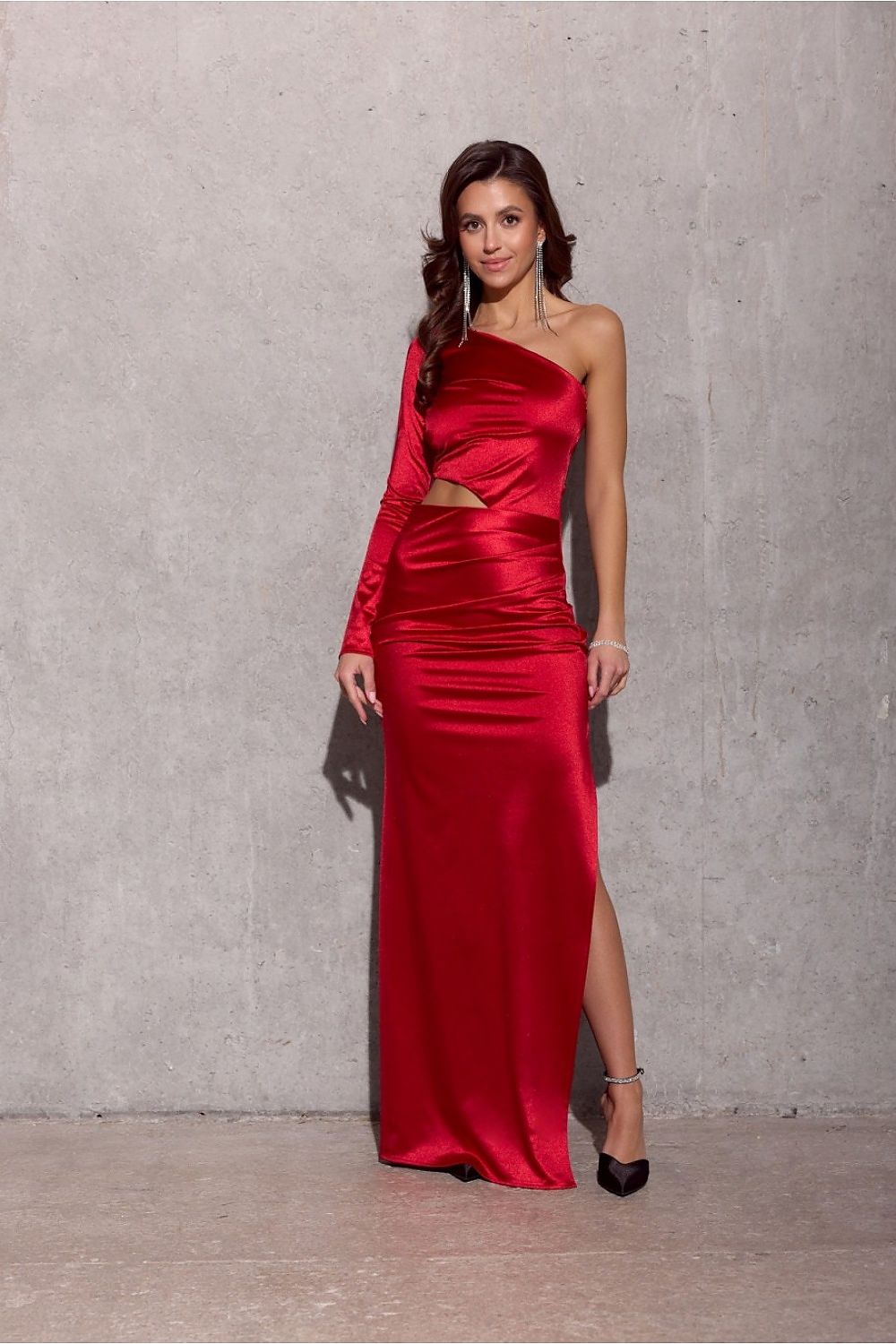 Robe longue Roco Fashion - rouge / 34