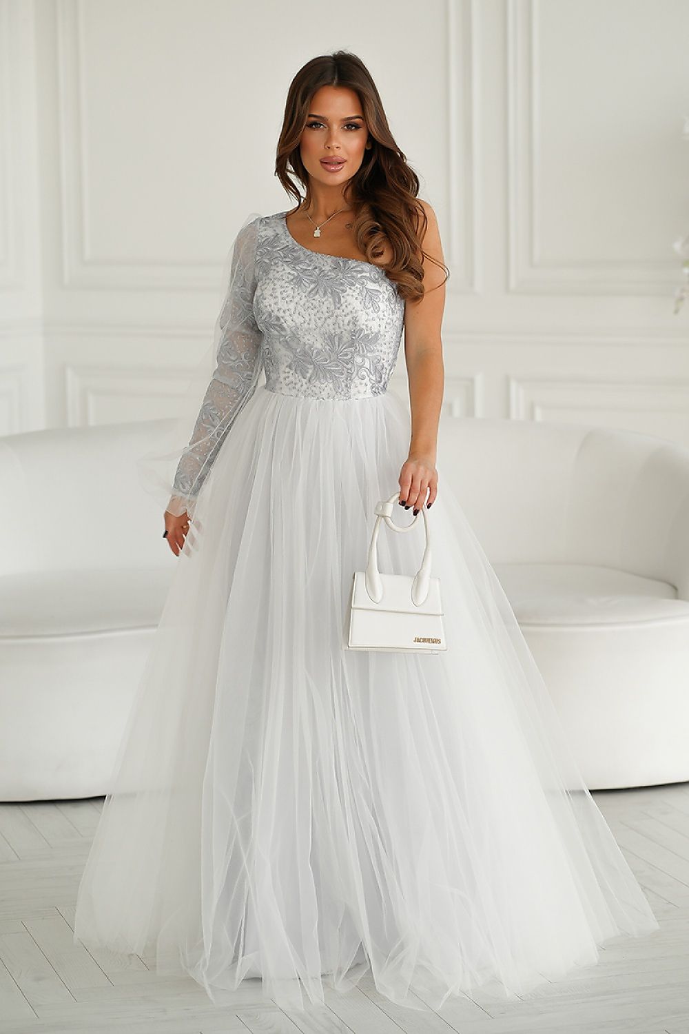 Robe longue Bicotone