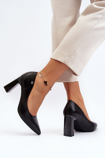 Escarpins talon large Step in style