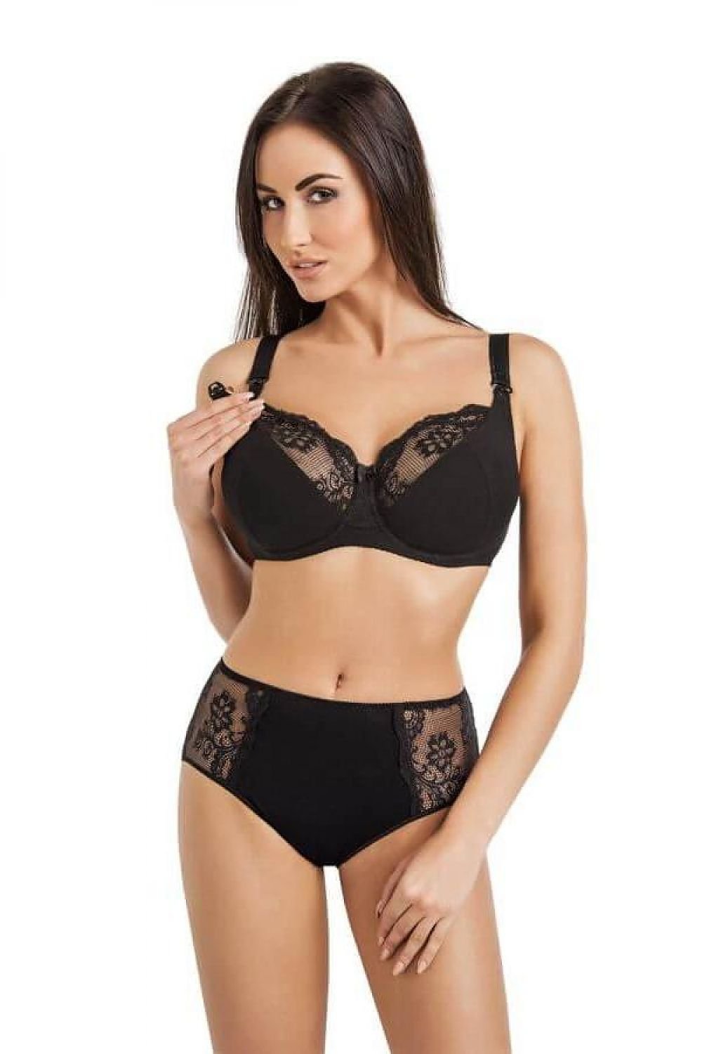 Soutien-gorge allaitement Teyli - noir / 100B