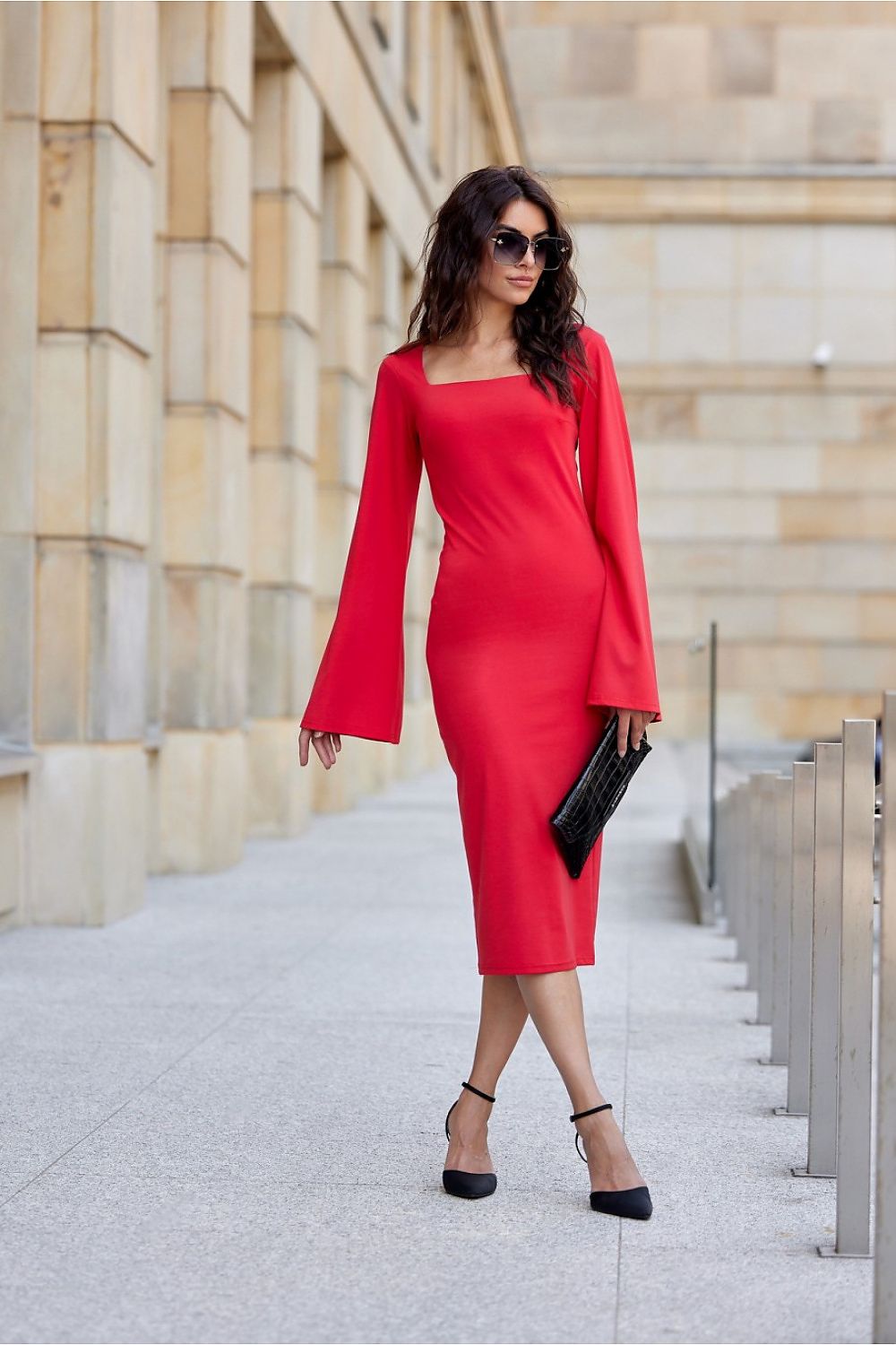 Robe de jour Roco Fashion - rouge / 36