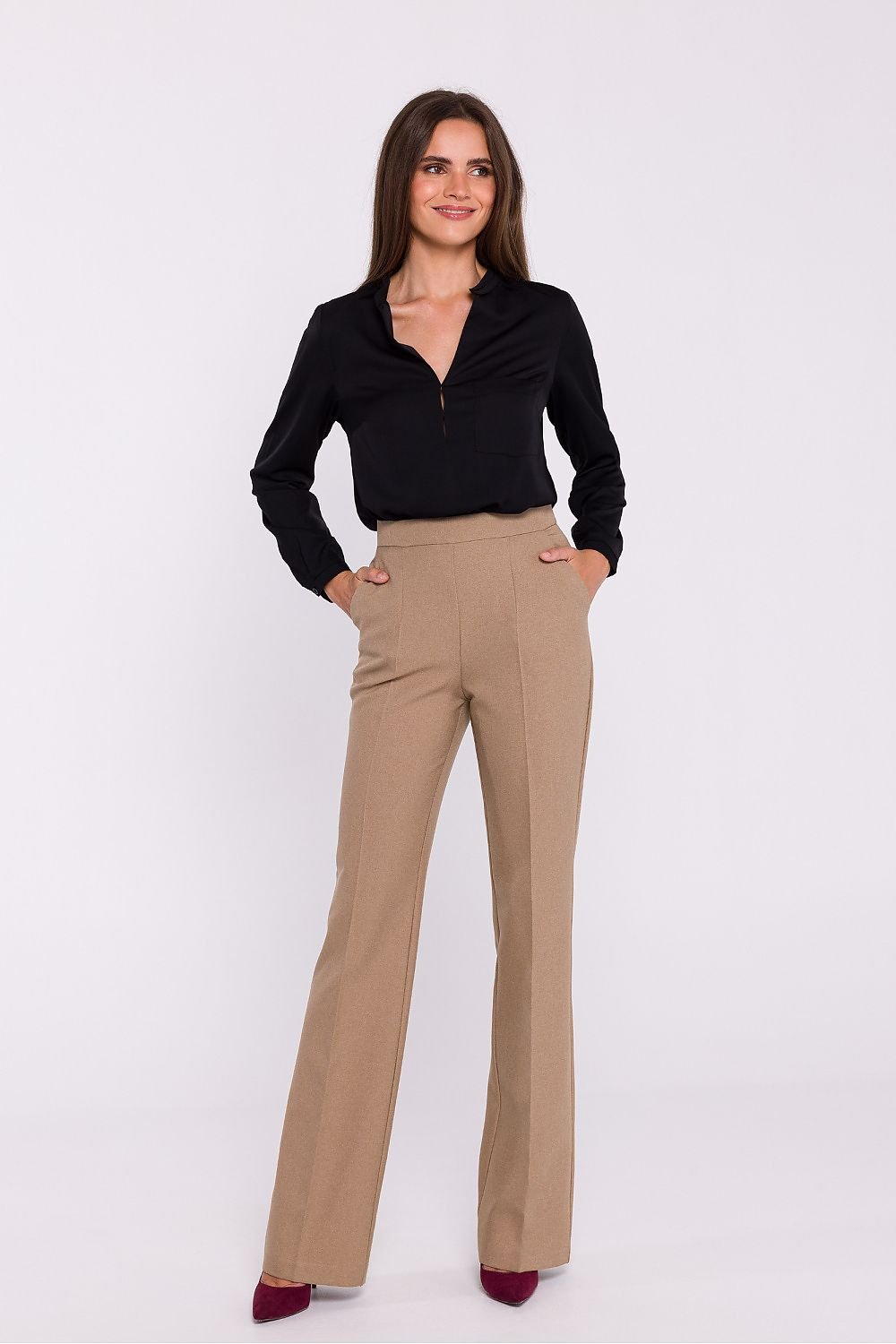 Pantalon femme Stylove - beige 2 / S