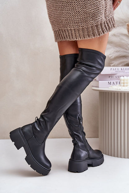 Bottes cuissardes Step in style