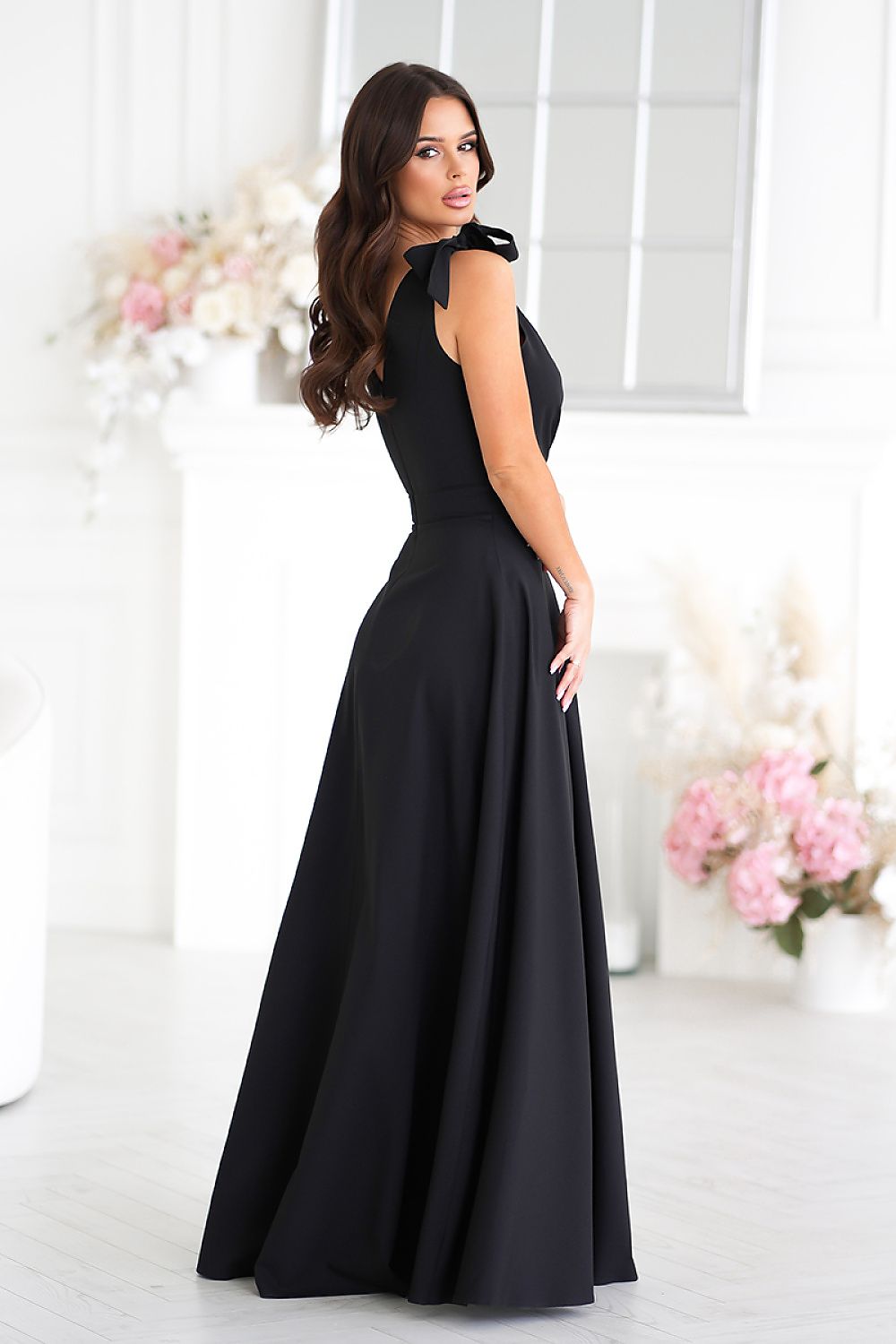 Robe longue Bicotone