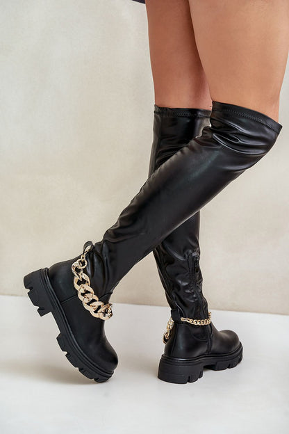 Bottes cuissardes Step in style