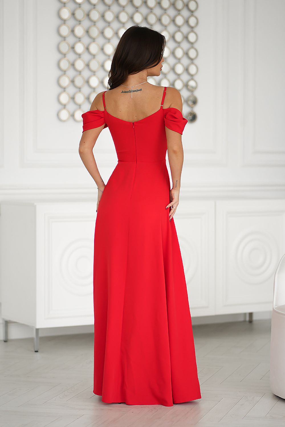 Robe longue Bicotone