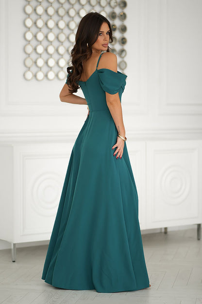 Robe longue Bicotone