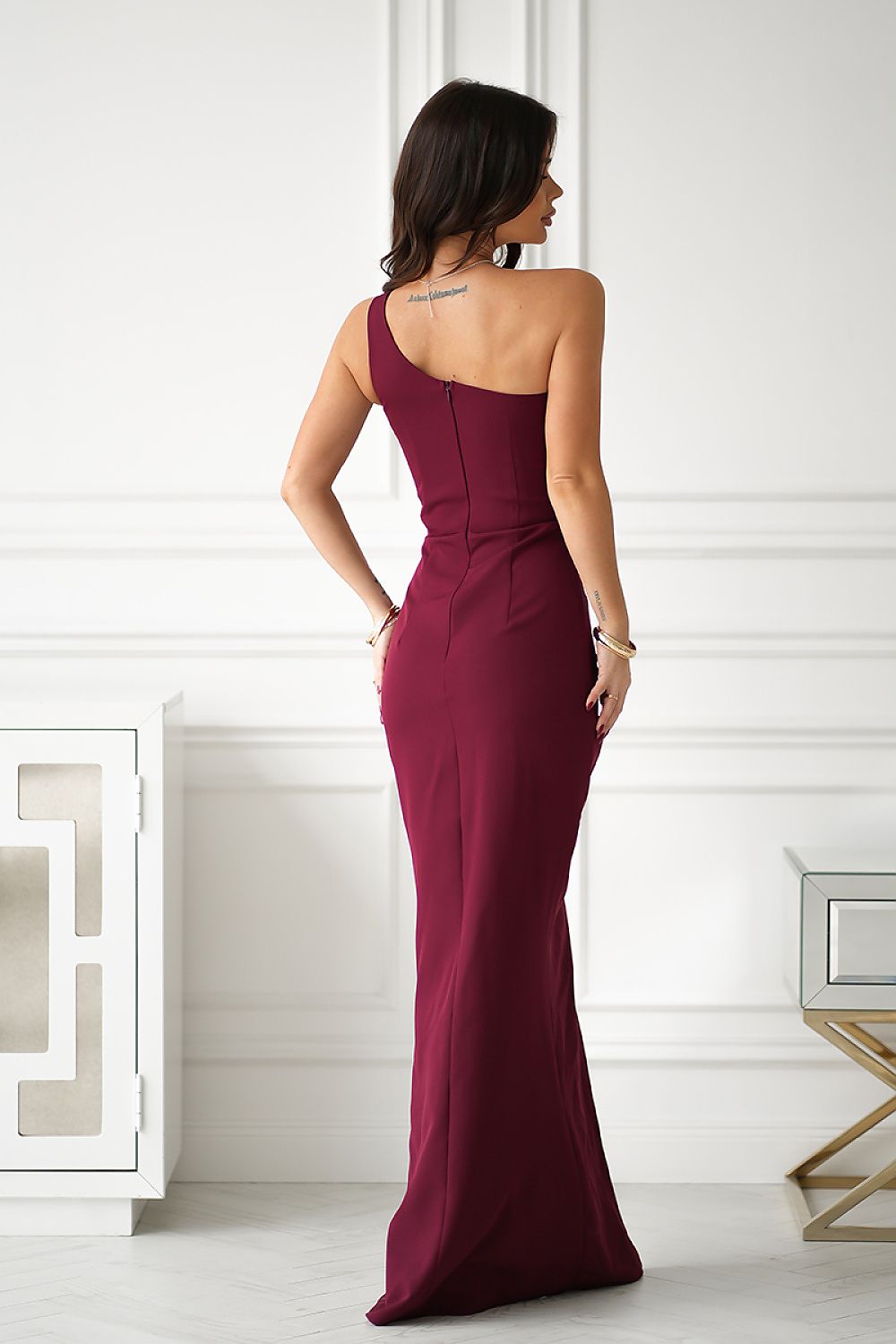 Robe longue Bicotone