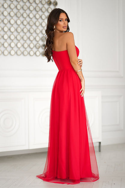 Robe longue Bicotone