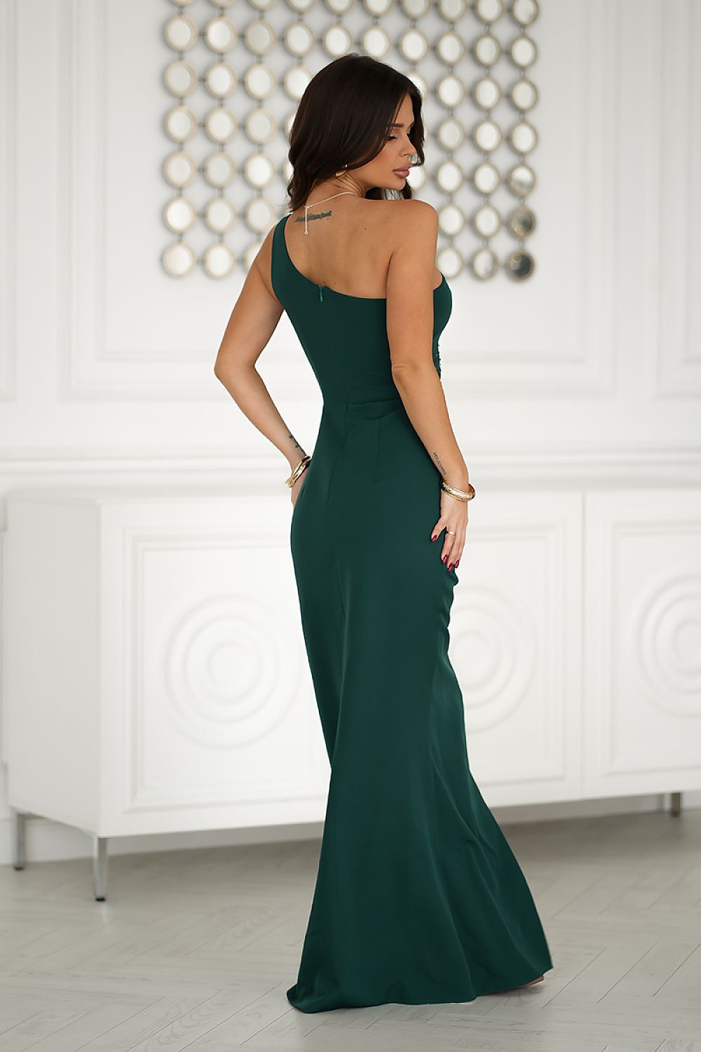 Robe longue Bicotone