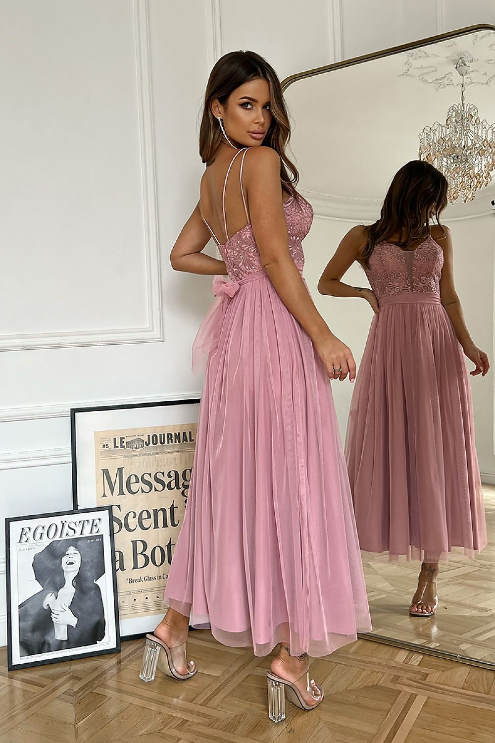 Bicotone-Abendkleid