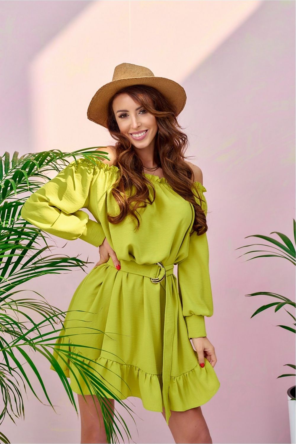 Robe de jour Roco Fashion - vert / universelle