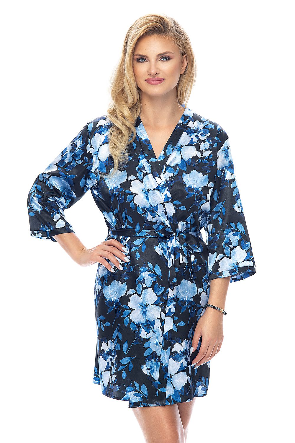 Peignoir Irall bleu 173639 - vue produit 1 Secretelles