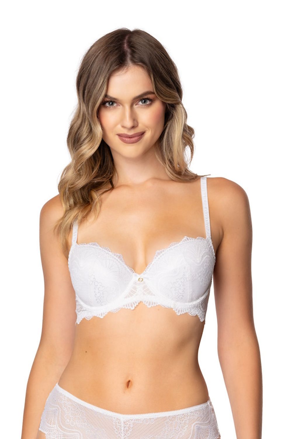 Soutien-gorge Mat blanc 219296 - vue produit 3 Secretelles