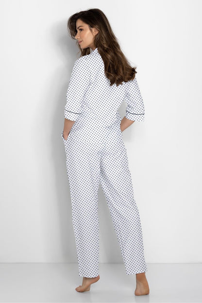 Pyjama Momenti Per Me blanc 194510 - vue produit 2 Secretelles