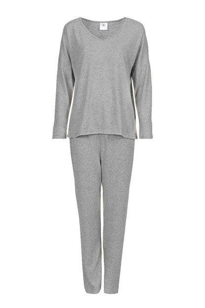 Pyjama Momenti Per Me gris 205979 - vue produit 1 Secretelles