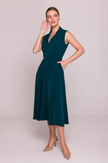 Robe Stylove vert 214661 - vue produit 1 Secretelles