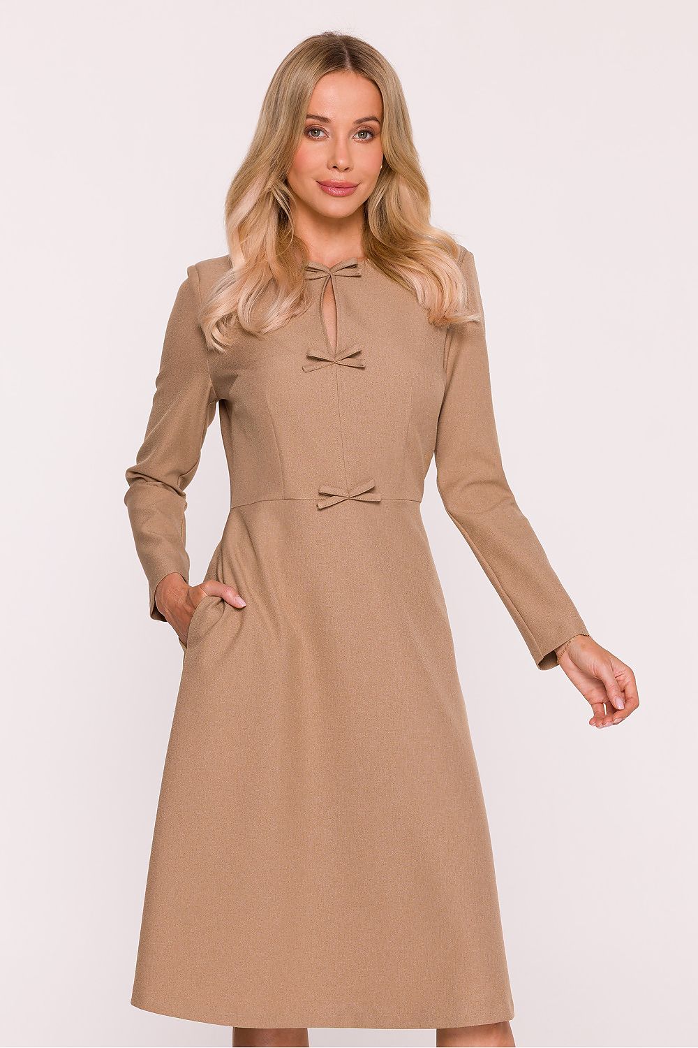 Robe Stylove beige 217281 - vue produit 13 Secretelles