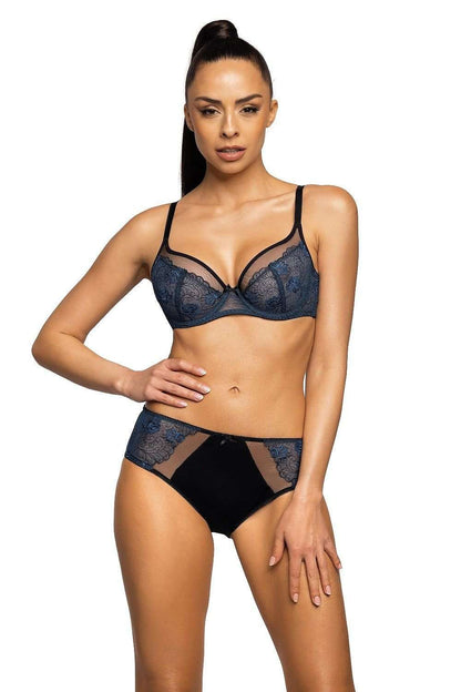 Soutien-gorge Mat bleu 204111 - vue produit 2 Secretelles