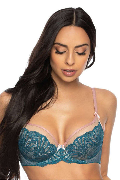 Soutien-gorge Mat bleu 204169 - vue produit 1 Secretelles