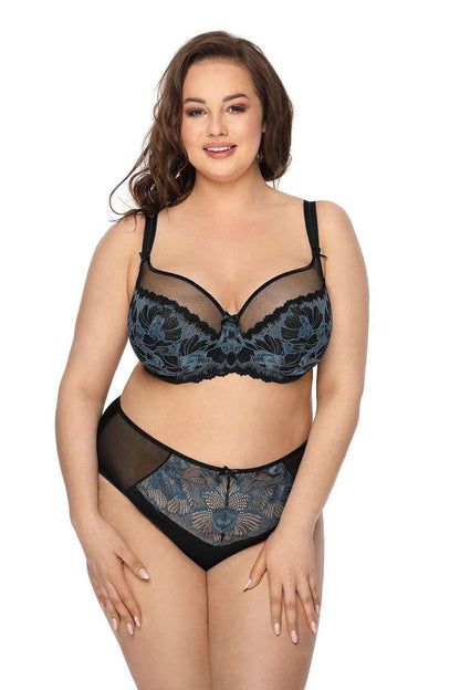 Soutien-gorge Mat bleu 204199 - vue produit 2 Secretelles