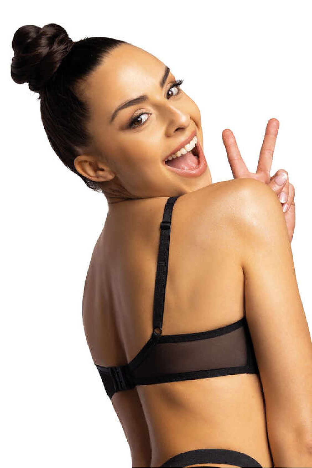 Soutien-gorge Mat noir 204168 - vue produit 3 Secretelles