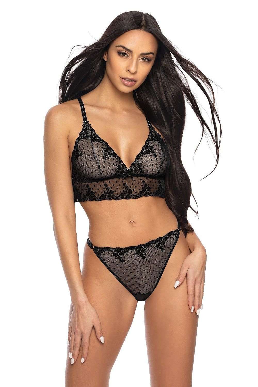 Soutien-gorge Mat noir 204200 - vue produit 2 Secretelles