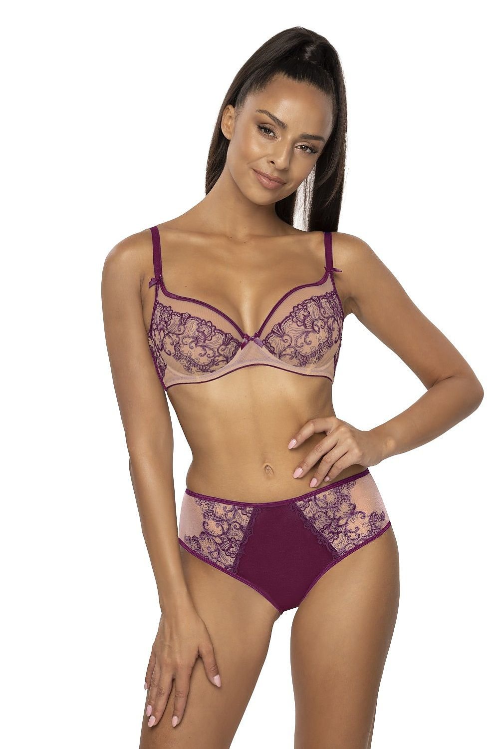 Soutien-gorge Mat violet 203977 - vue produit 2 Secretelles