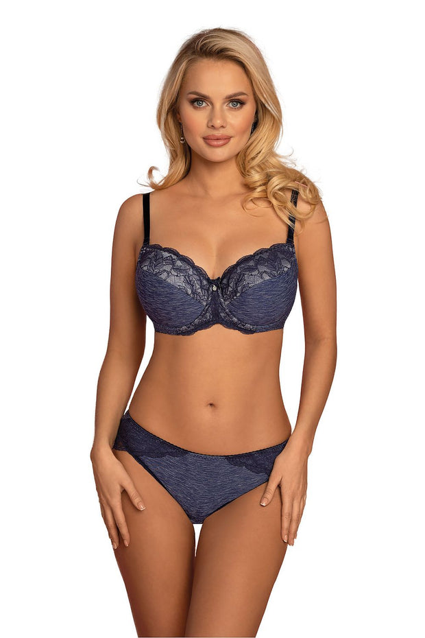 Soutien-gorge Vena dentelle rembourre bleu